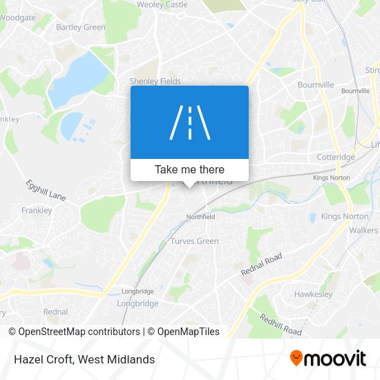 Hazel Croft map