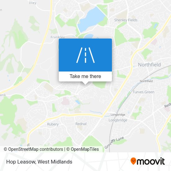 Hop Leasow map