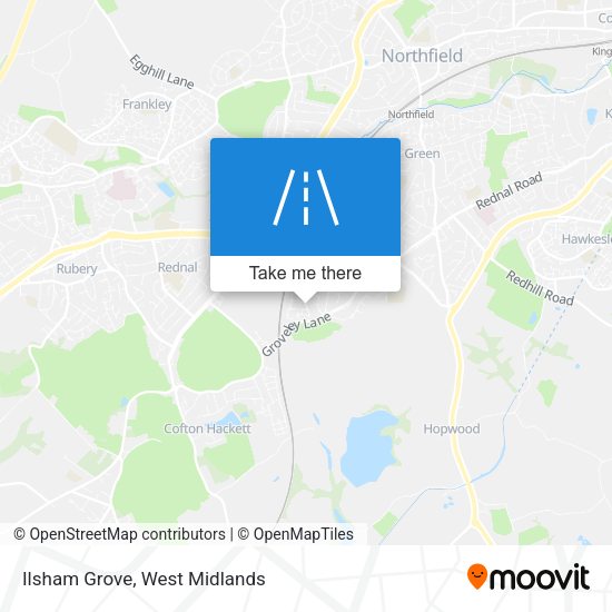 Ilsham Grove map