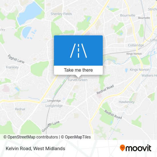 Kelvin Road map