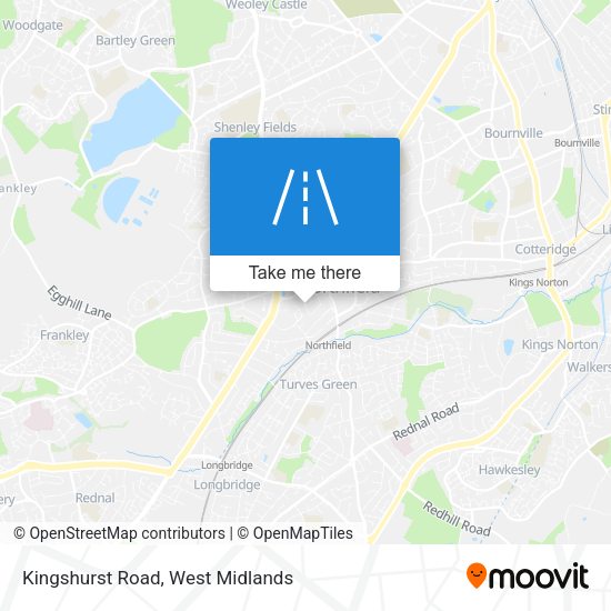 Kingshurst Road map