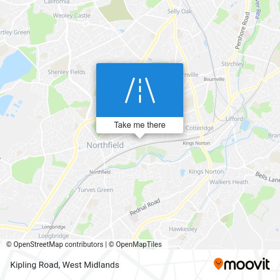 Kipling Road map