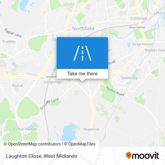 Laughton Close map