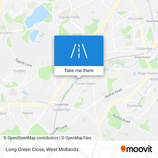 Long Green Close map