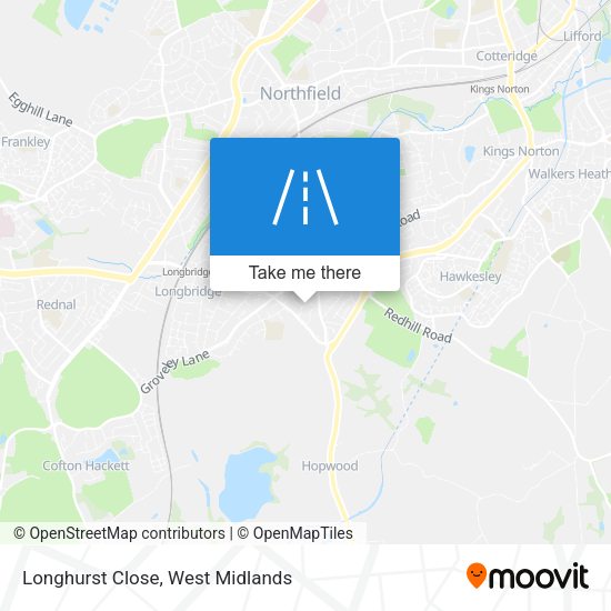 Longhurst Close map