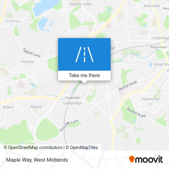 Maple Way map