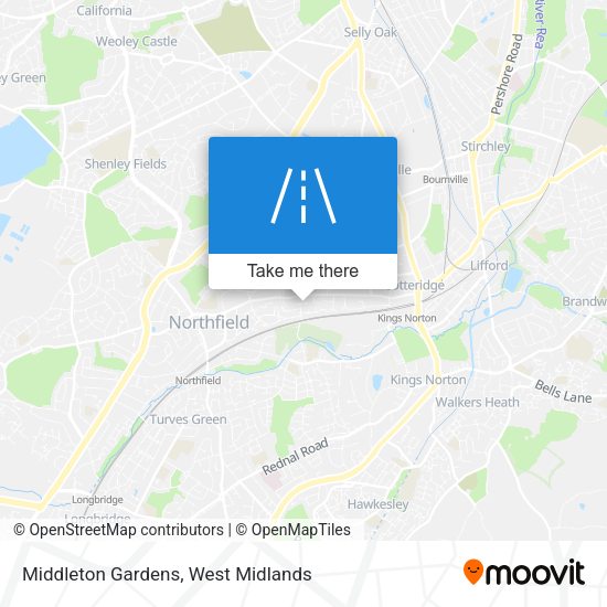 Middleton Gardens map