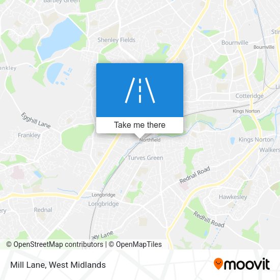 Mill Lane map