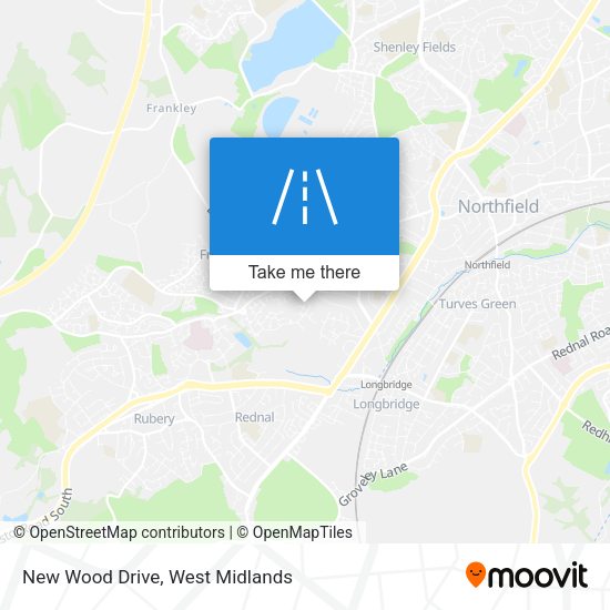 New Wood Drive map