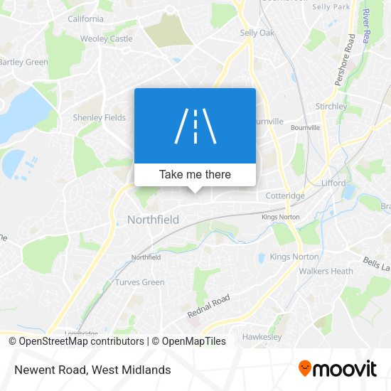 Newent Road map