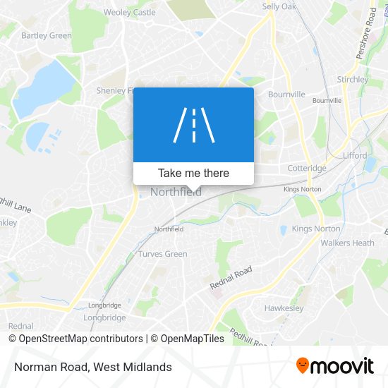 Norman Road map