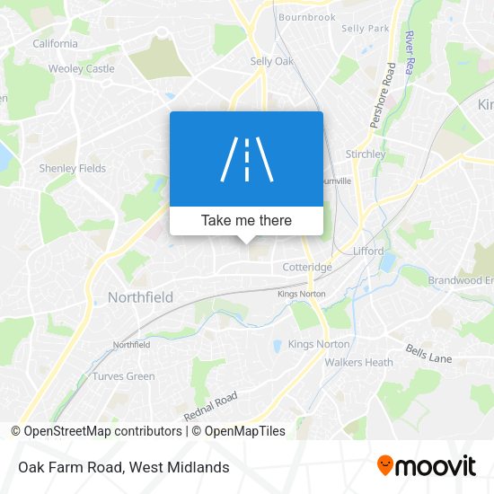Oak Farm Road map