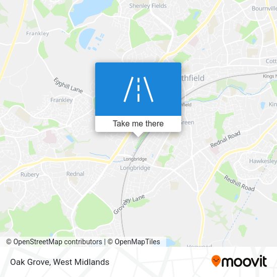 Oak Grove map