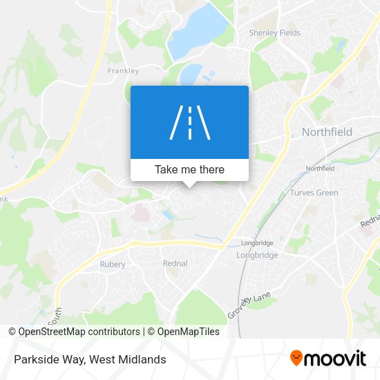Parkside Way map