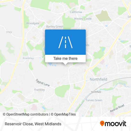 Reservoir Close map