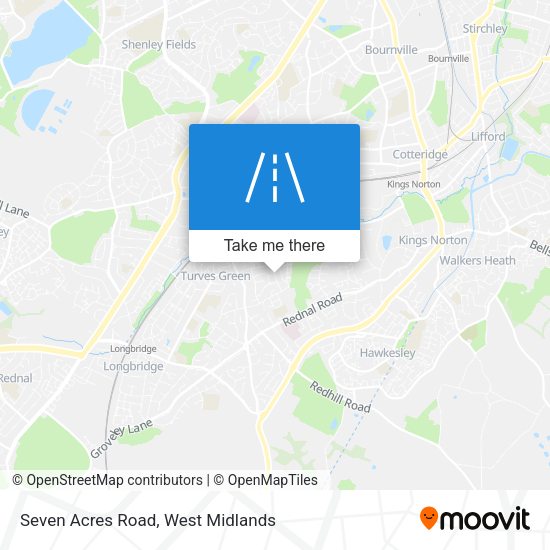 Seven Acres Road map