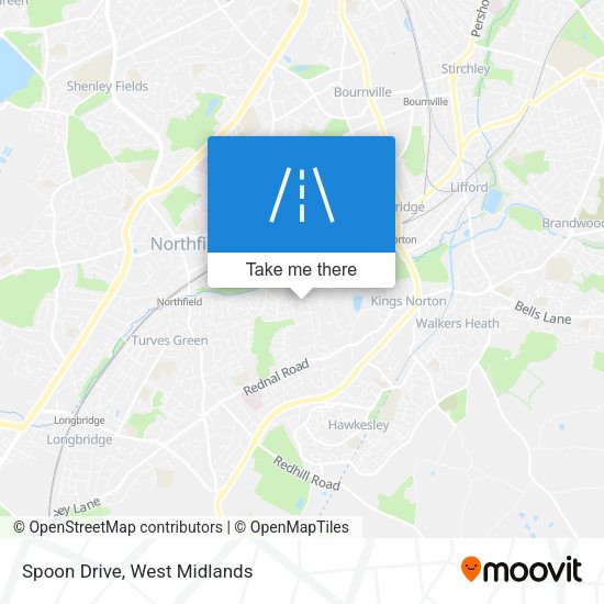 Spoon Drive map