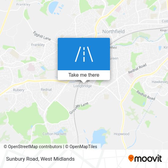 Sunbury Road map