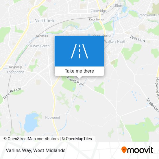 Varlins Way map