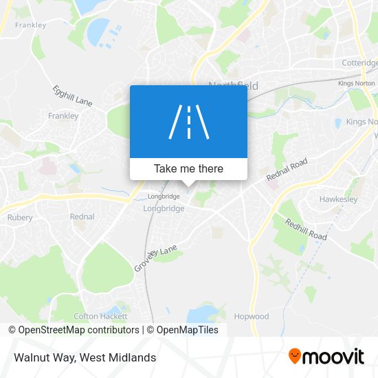Walnut Way map