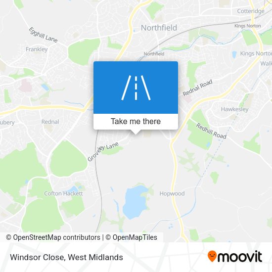 Windsor Close map