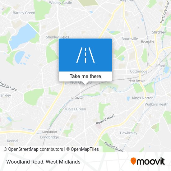 Woodland Road map