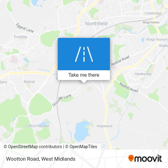 Wootton Road map