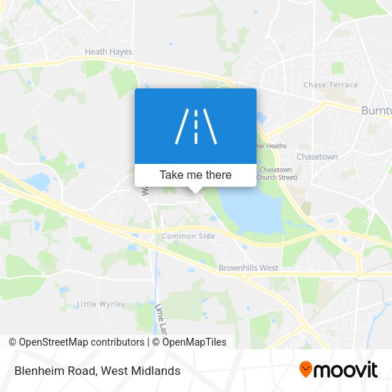 Blenheim Road map
