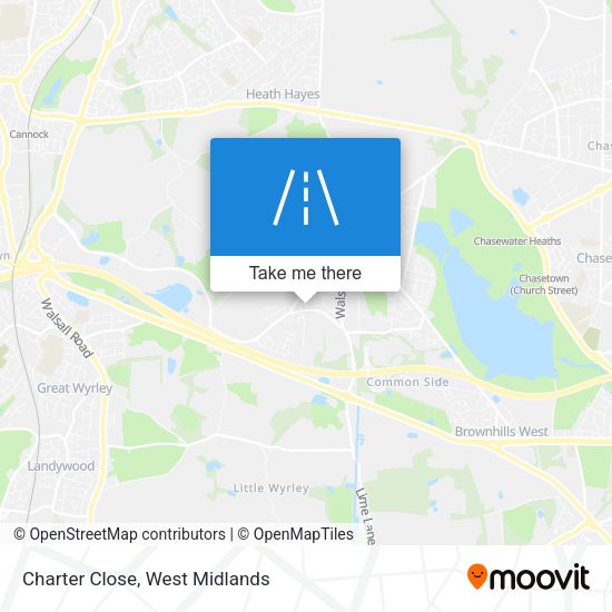 Charter Close map