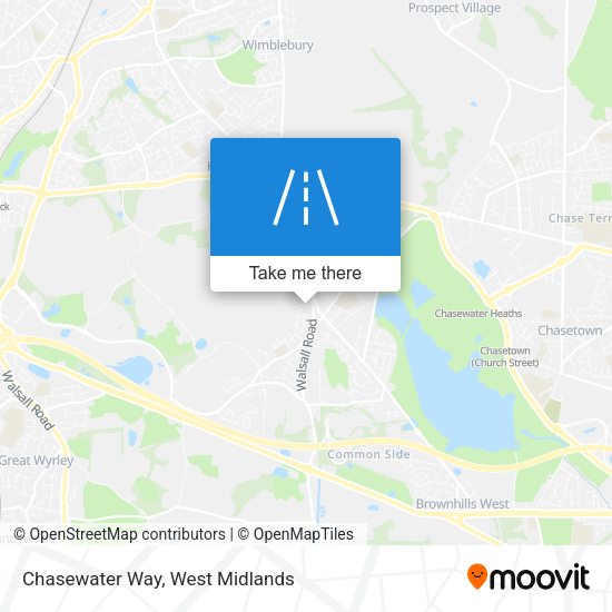Chasewater Way map