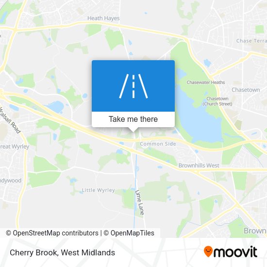 Cherry Brook map