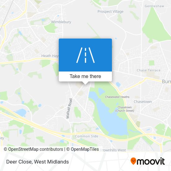 Deer Close map