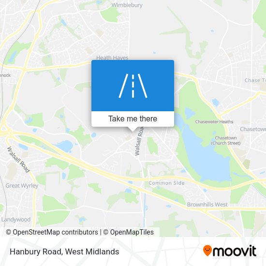 Hanbury Road map