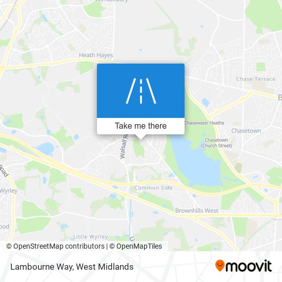 Lambourne Way map