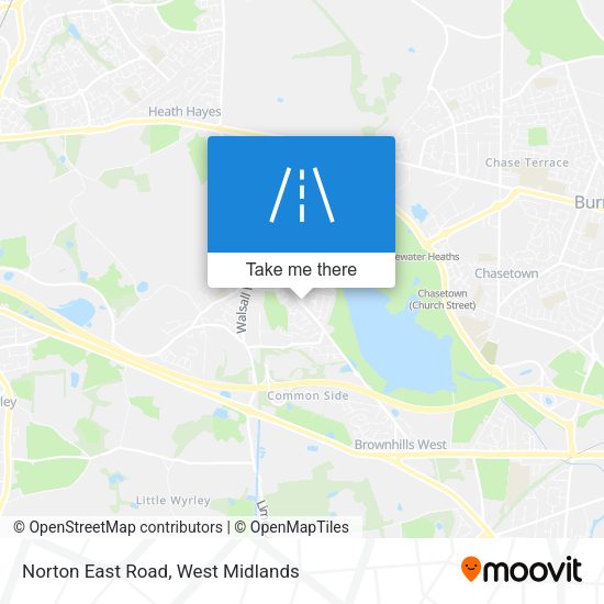 Norton East Road map
