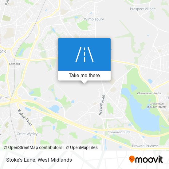 Stoke's Lane map