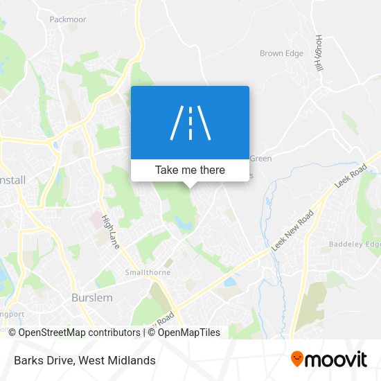 Barks Drive map