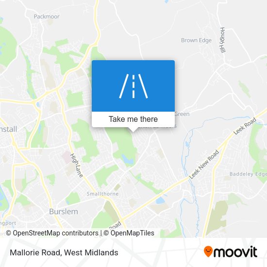 Mallorie Road map