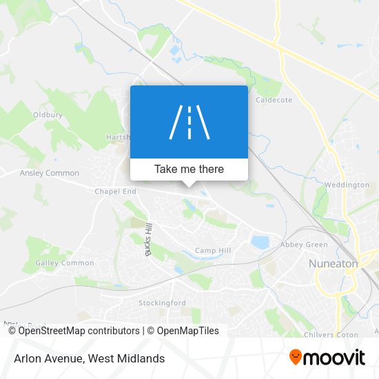 Arlon Avenue map