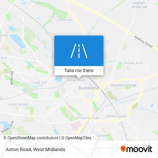 Aston Road map