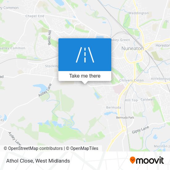 Athol Close map