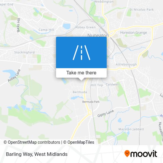 Barling Way map