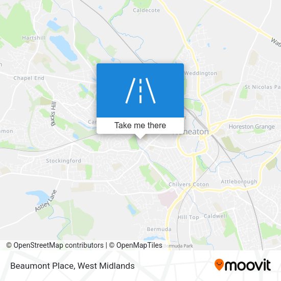 Beaumont Place map