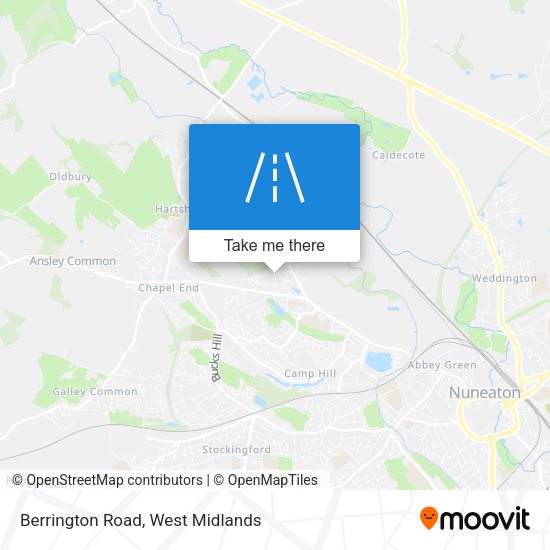 Berrington Road map