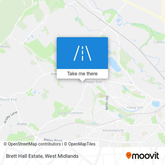 Brett Hall Estate map