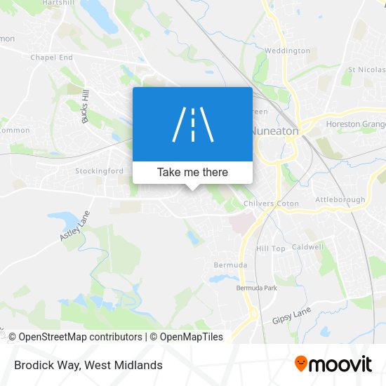 Brodick Way map