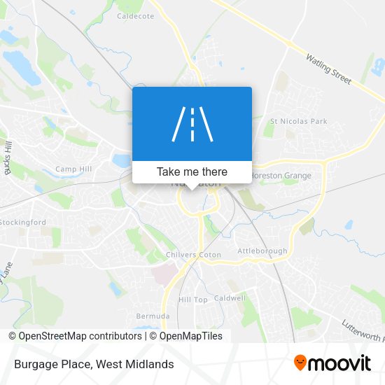 Burgage Place map