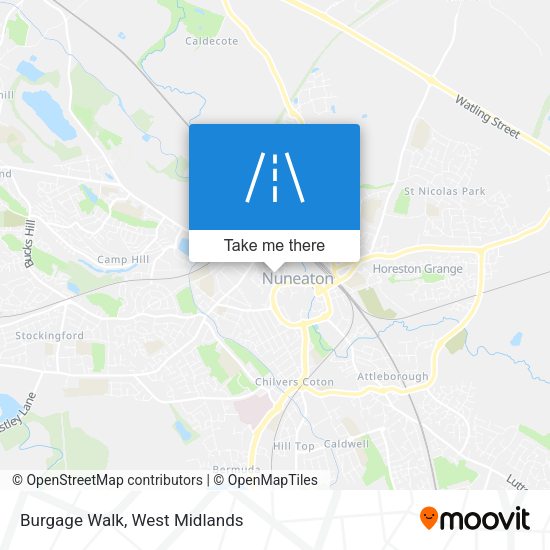Burgage Walk map