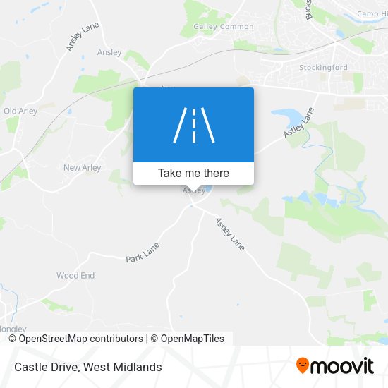 Castle Drive map