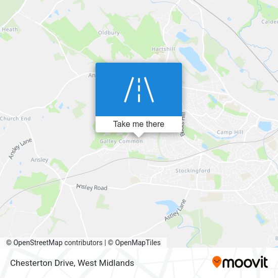 Chesterton Drive map